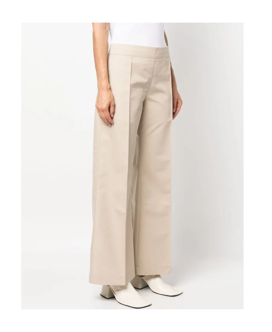 Low Rise Tailored Straight-Leg Trousers