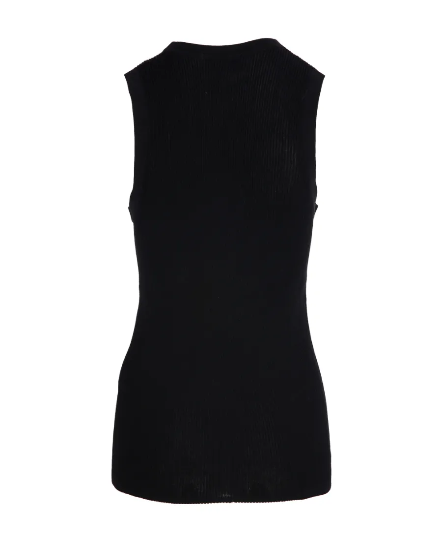 Sleeveless Knitted Top