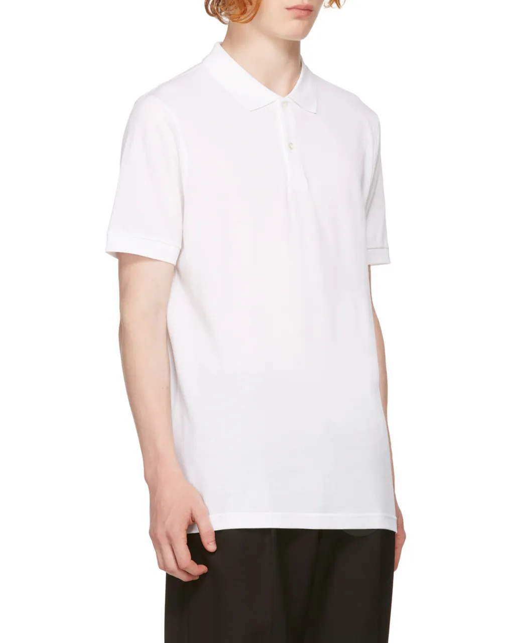 Lapel Short-Sleeved Polo Shirt