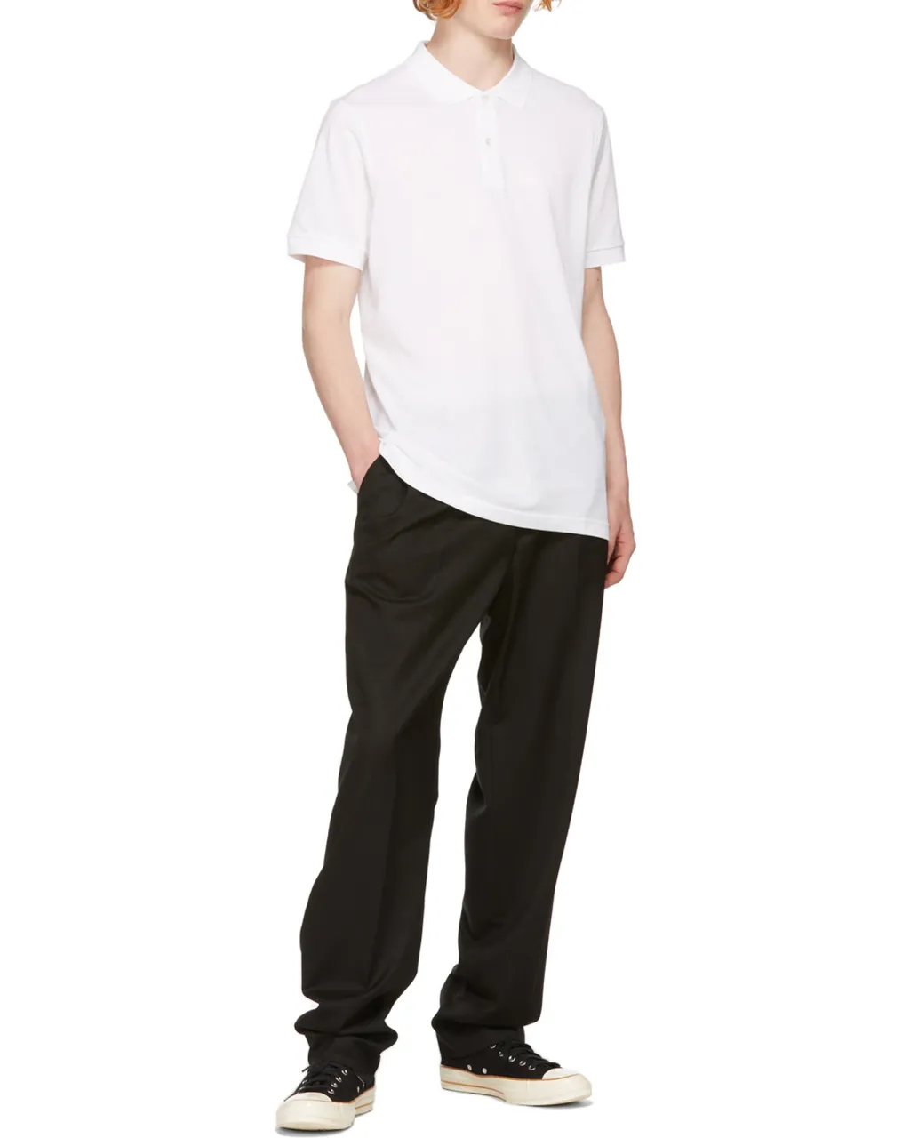Lapel Short-Sleeved Polo Shirt
