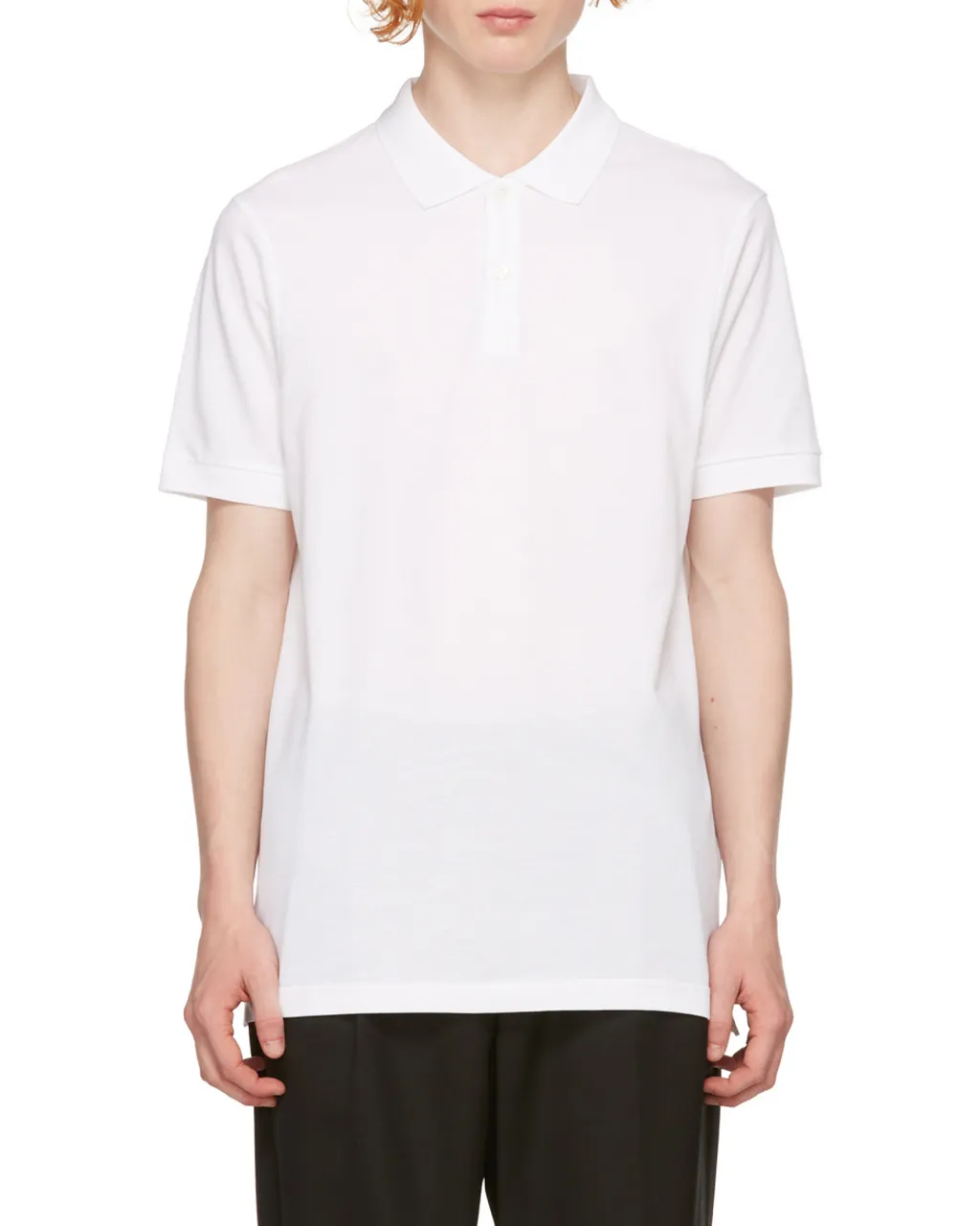 Lapel Short-Sleeved Polo Shirt