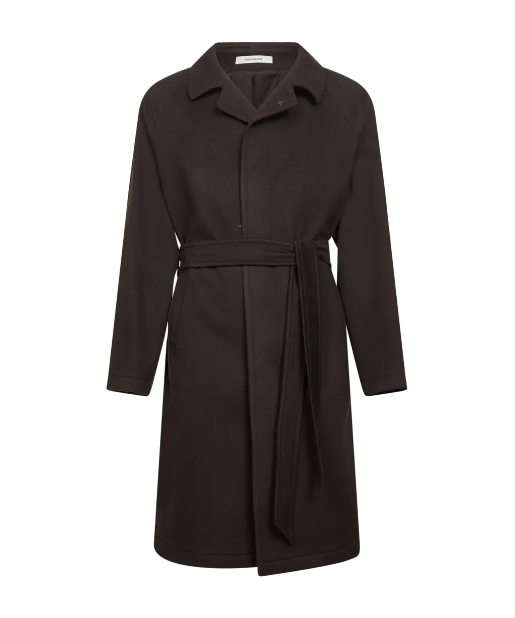 Belted Wool-Cashmere Coat