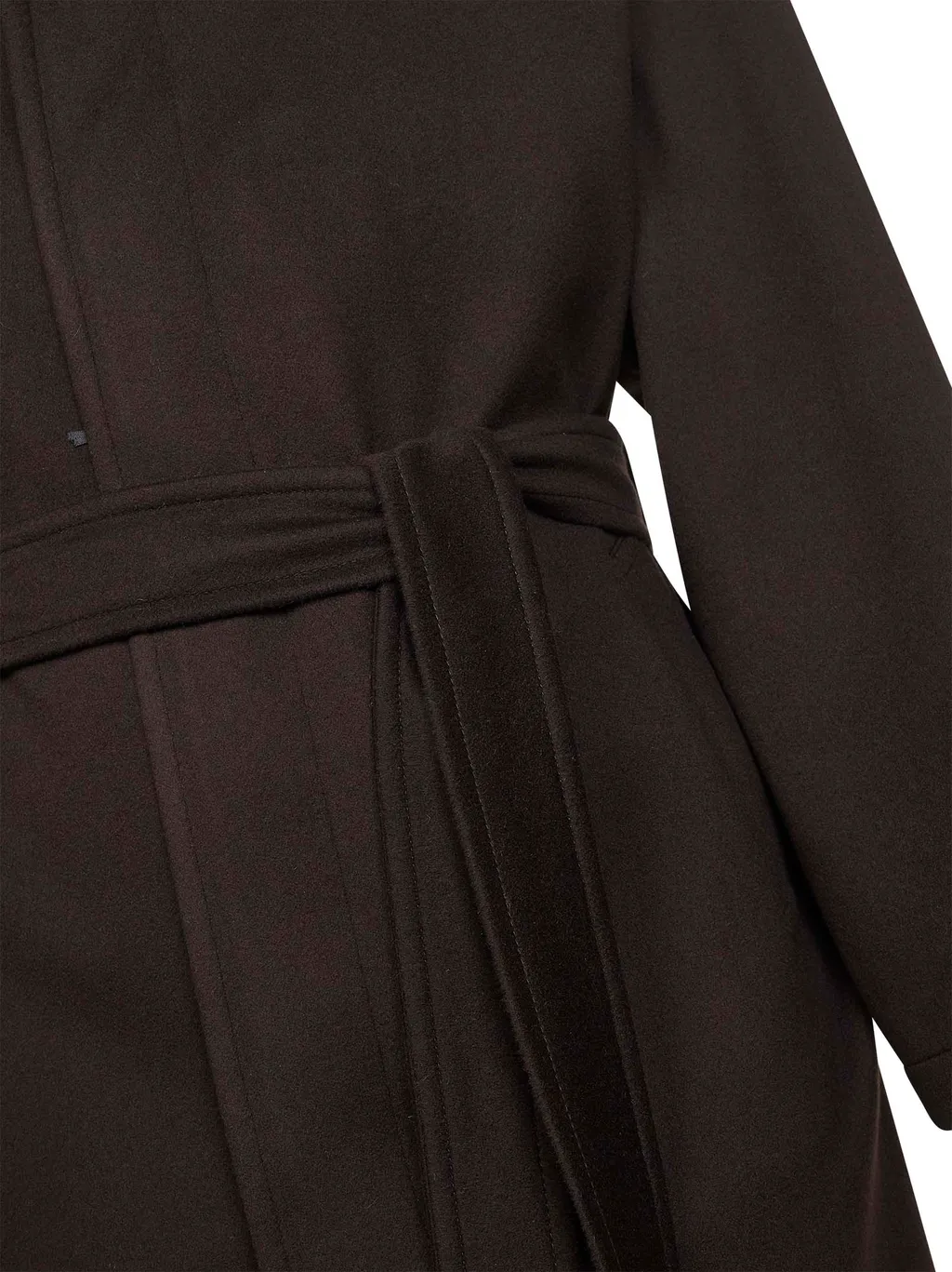 Belted Wool-Cashmere Coat