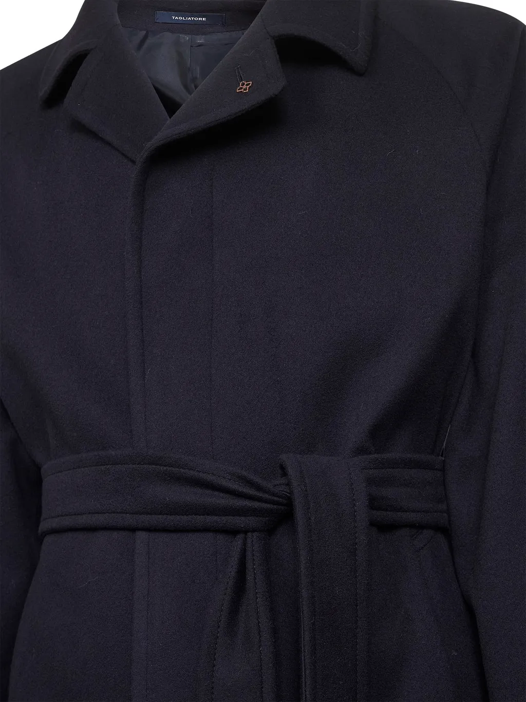 Belted Raglan Sleeve Coat
