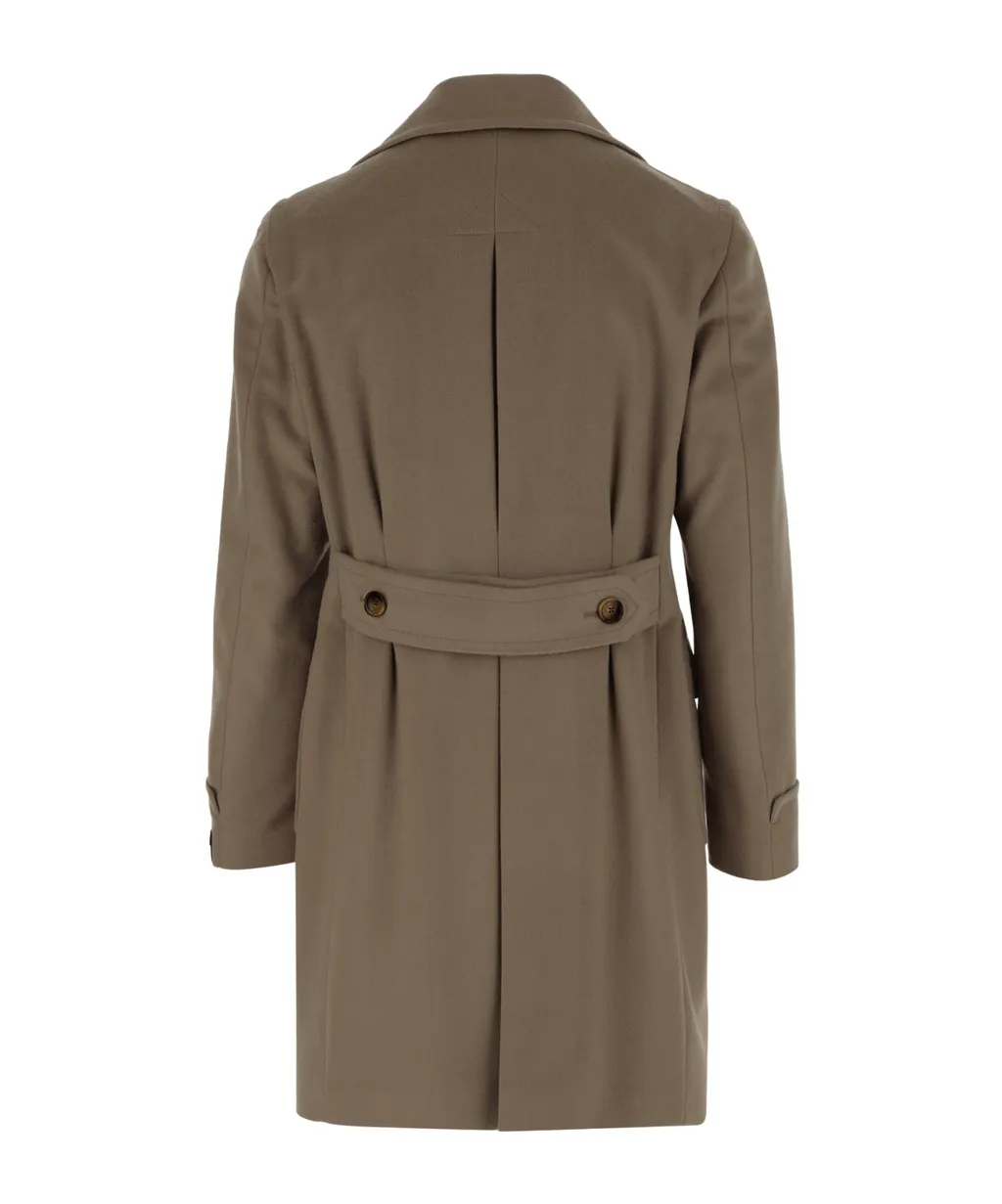 Double-Breasted Wool Coat