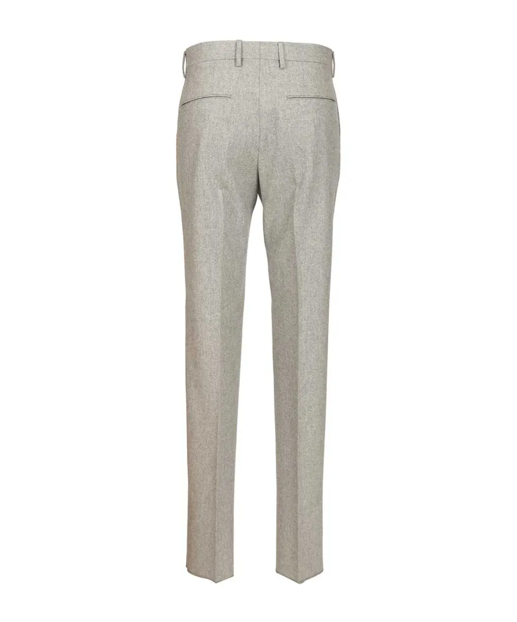 Pleated Flannel Pants