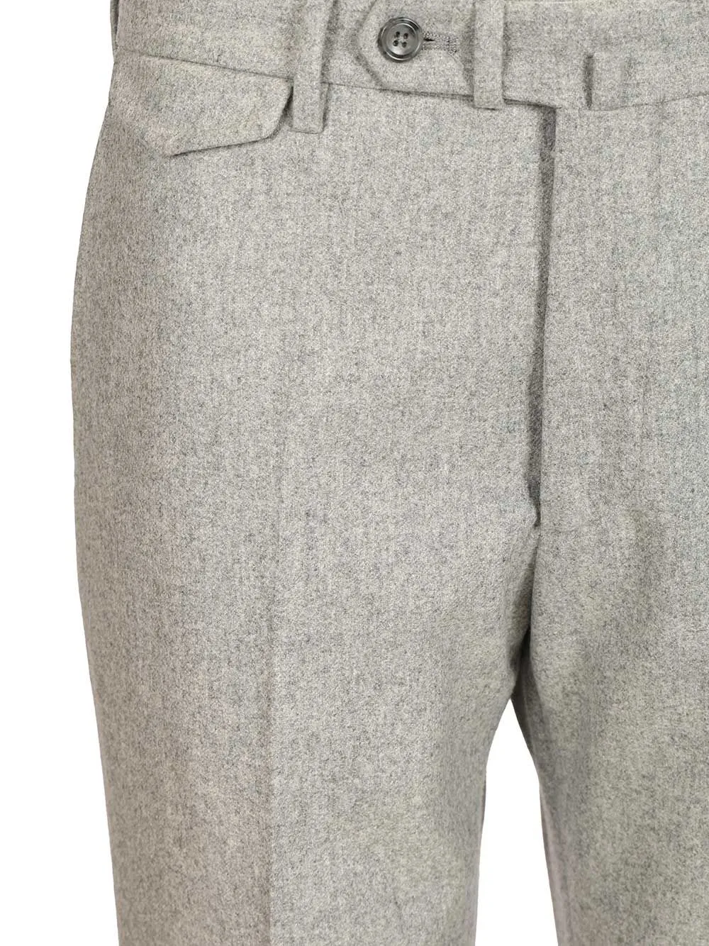 Pleated Flannel Pants