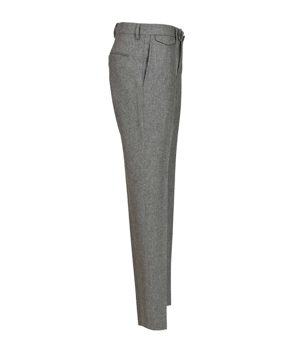 Pleated Flannel Pants