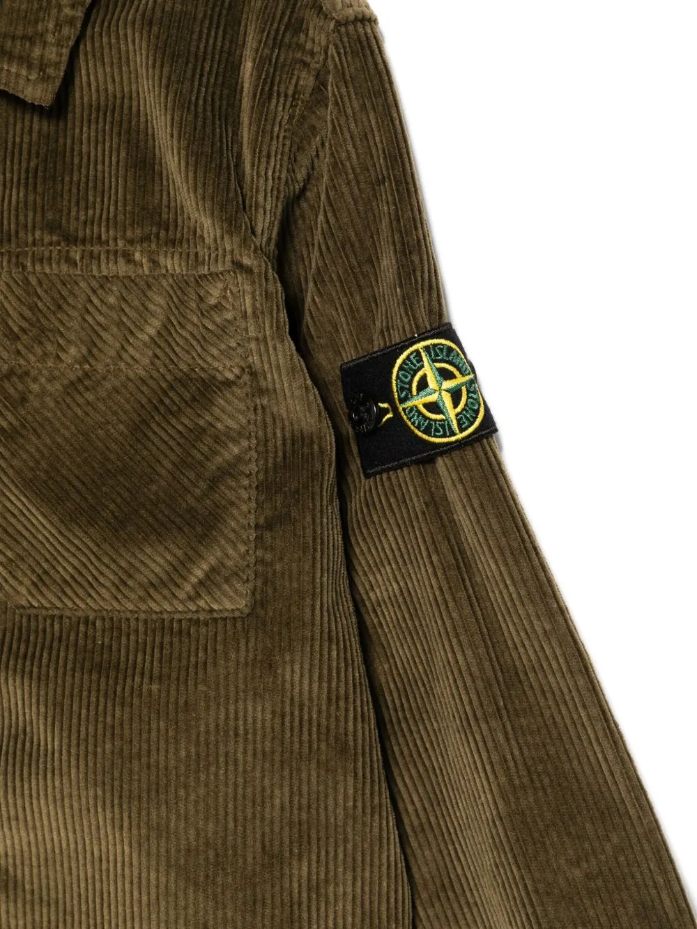 Corduroy Jacket With Compass Badge