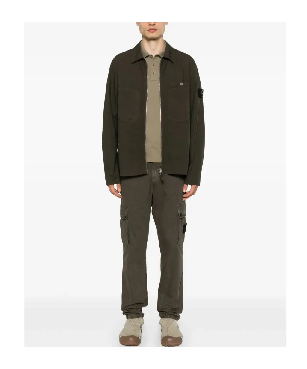 Compass-Badge Overshirt