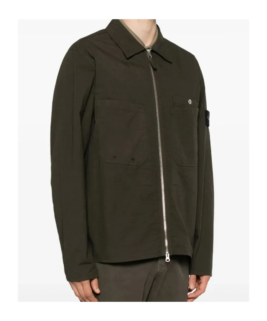 Compass-Badge Overshirt