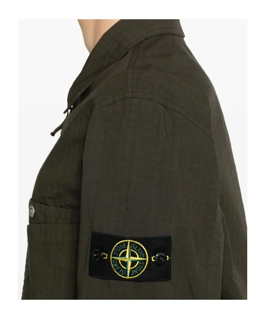 Compass-Badge Overshirt