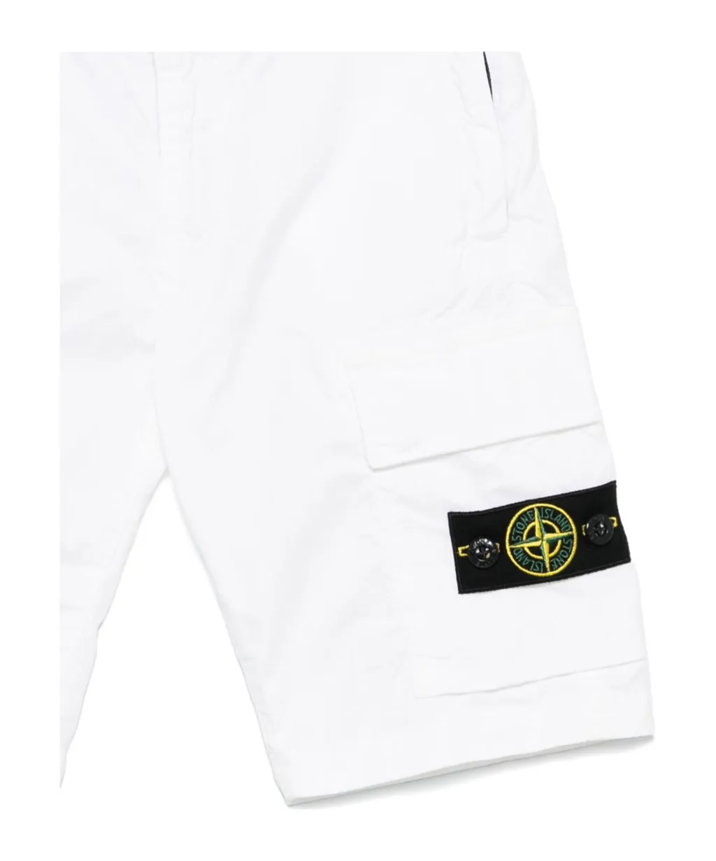 Stretch-Cotton Cargo Shorts