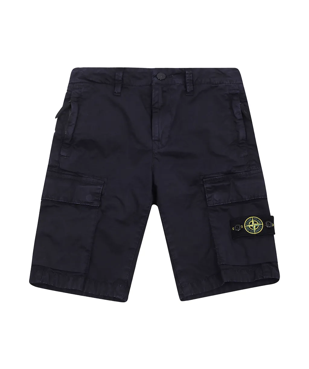 Compass-Motif Shorts