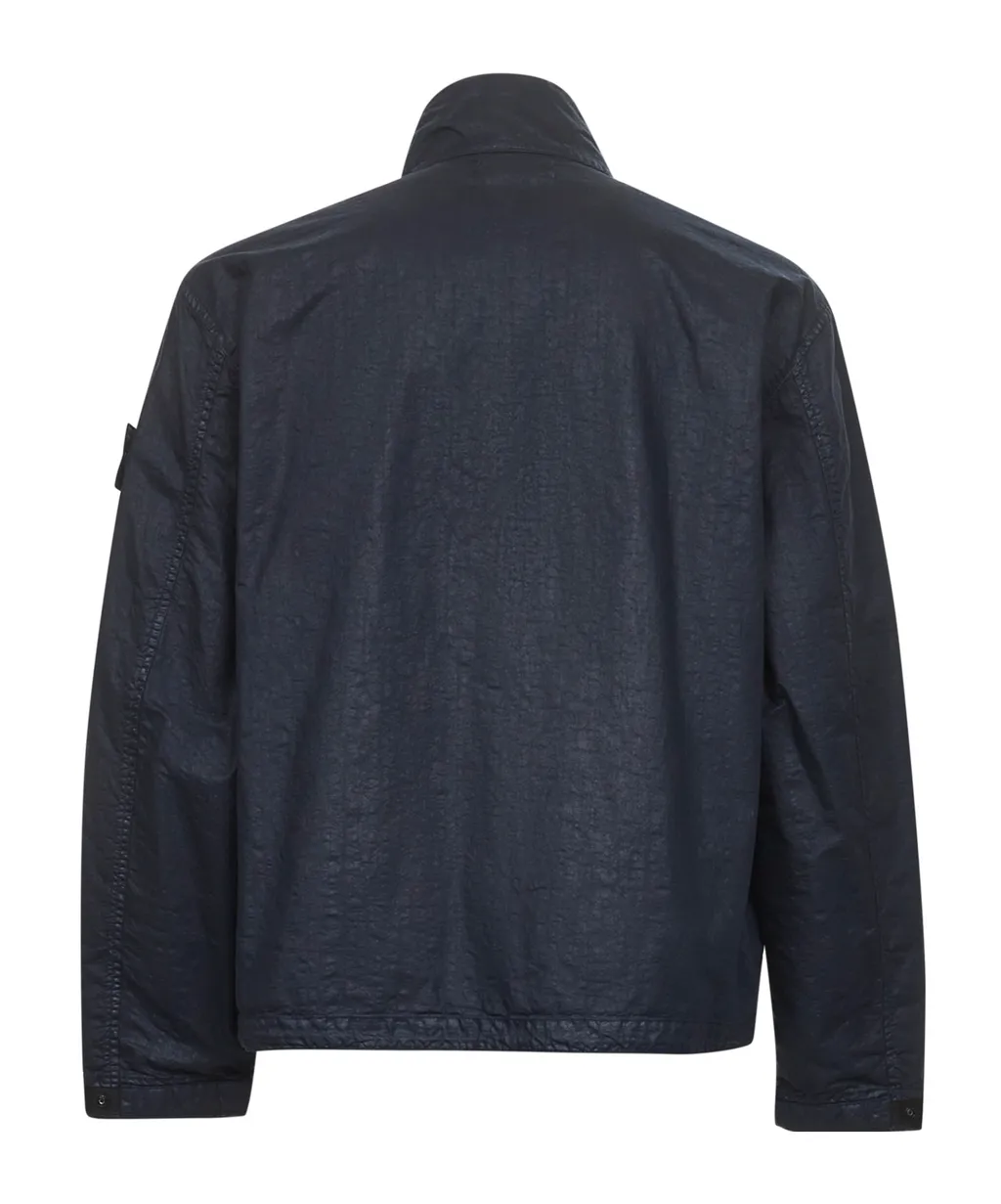 High-Neck Zipped Jacket