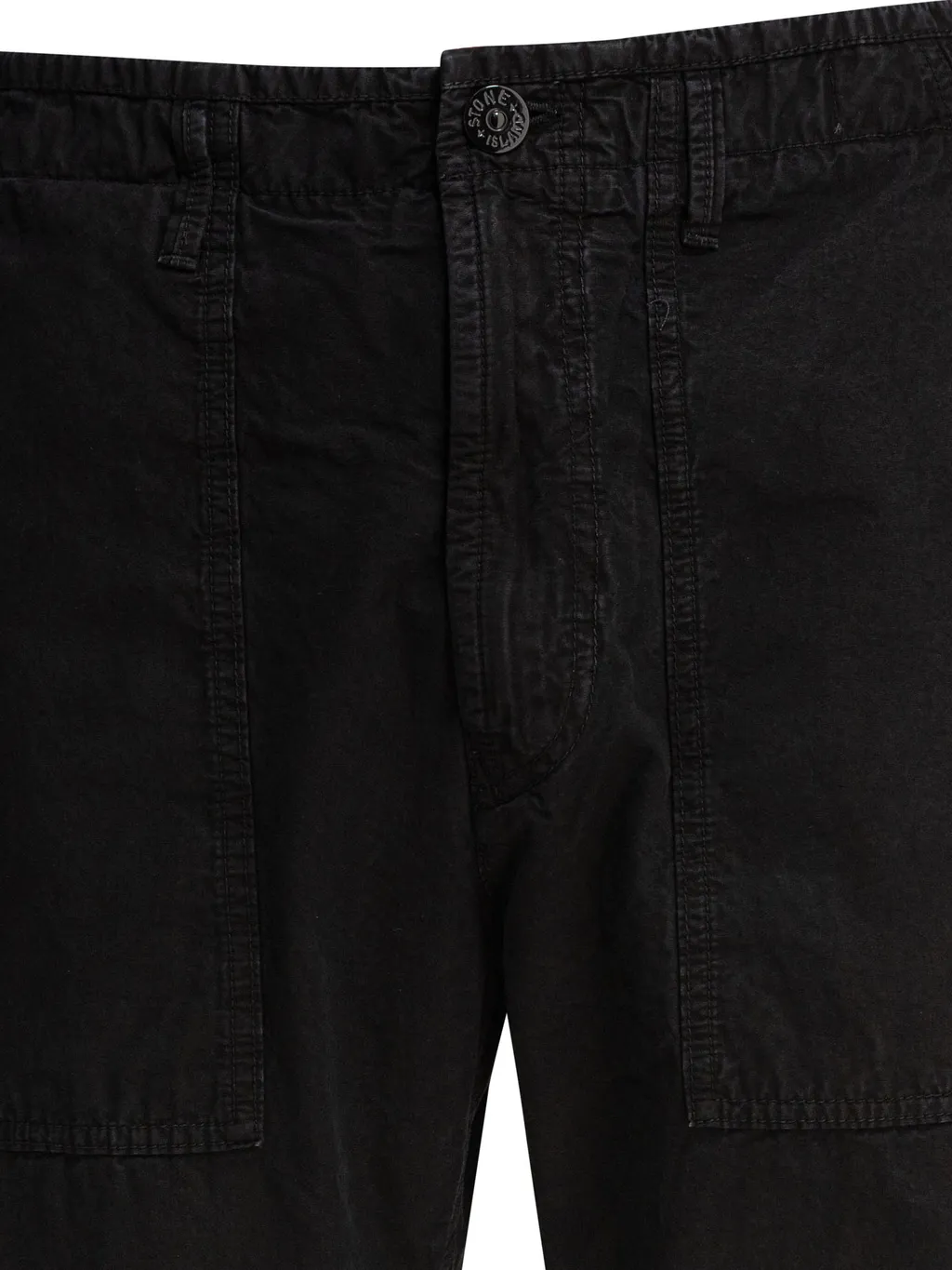 Logo Patch Straight-Leg Pants