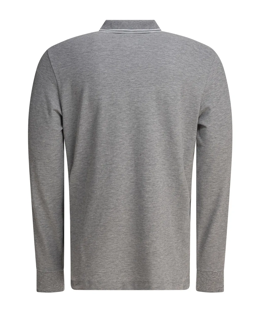 Compass-Motif Polo Shirt