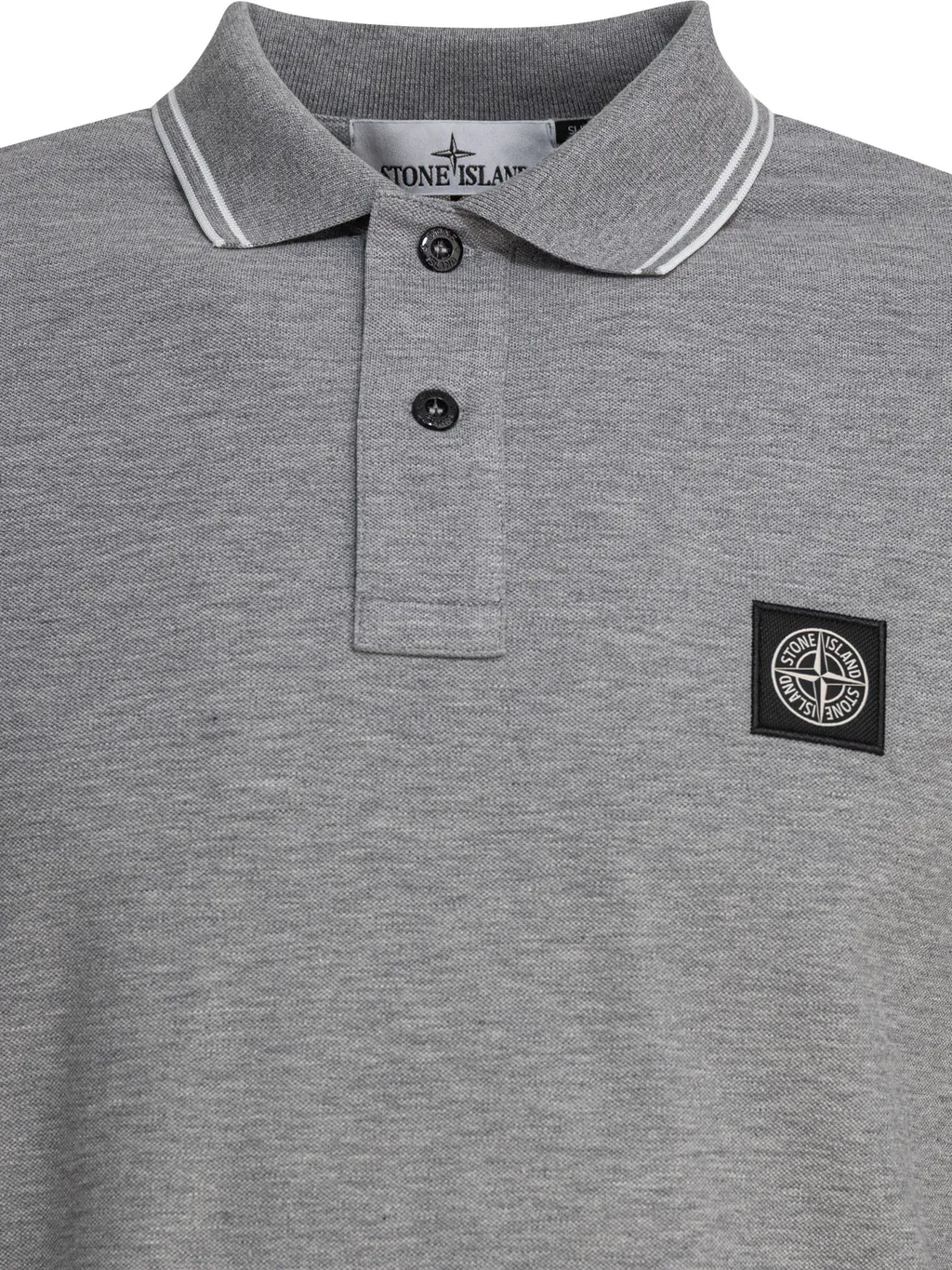 Compass-Motif Polo Shirt