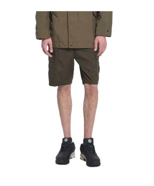 Logo Patch Cargo Shorts