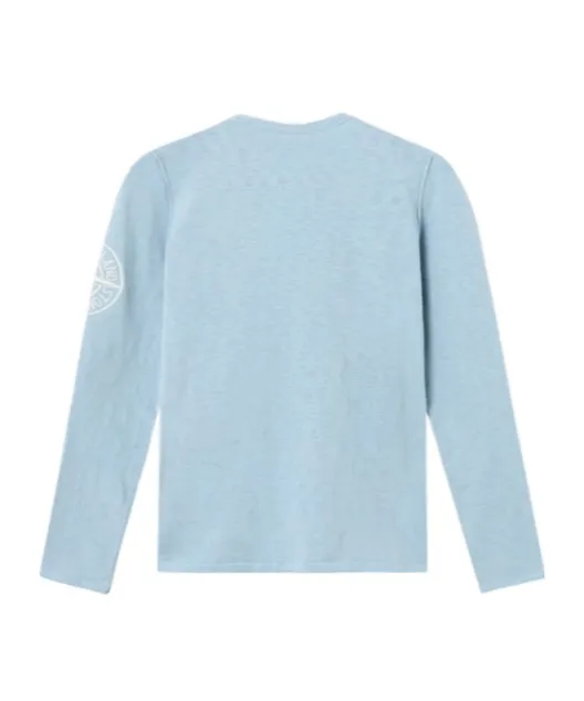 Junior Compass Embroidered Long-Sleeved T-Shirt