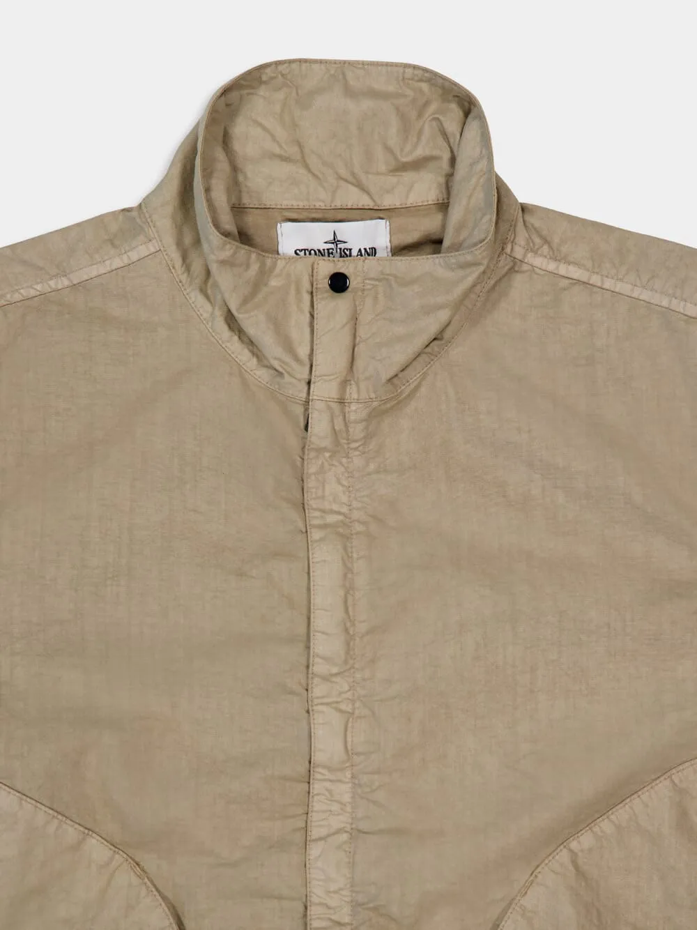 High-Neck Zipped Jacket