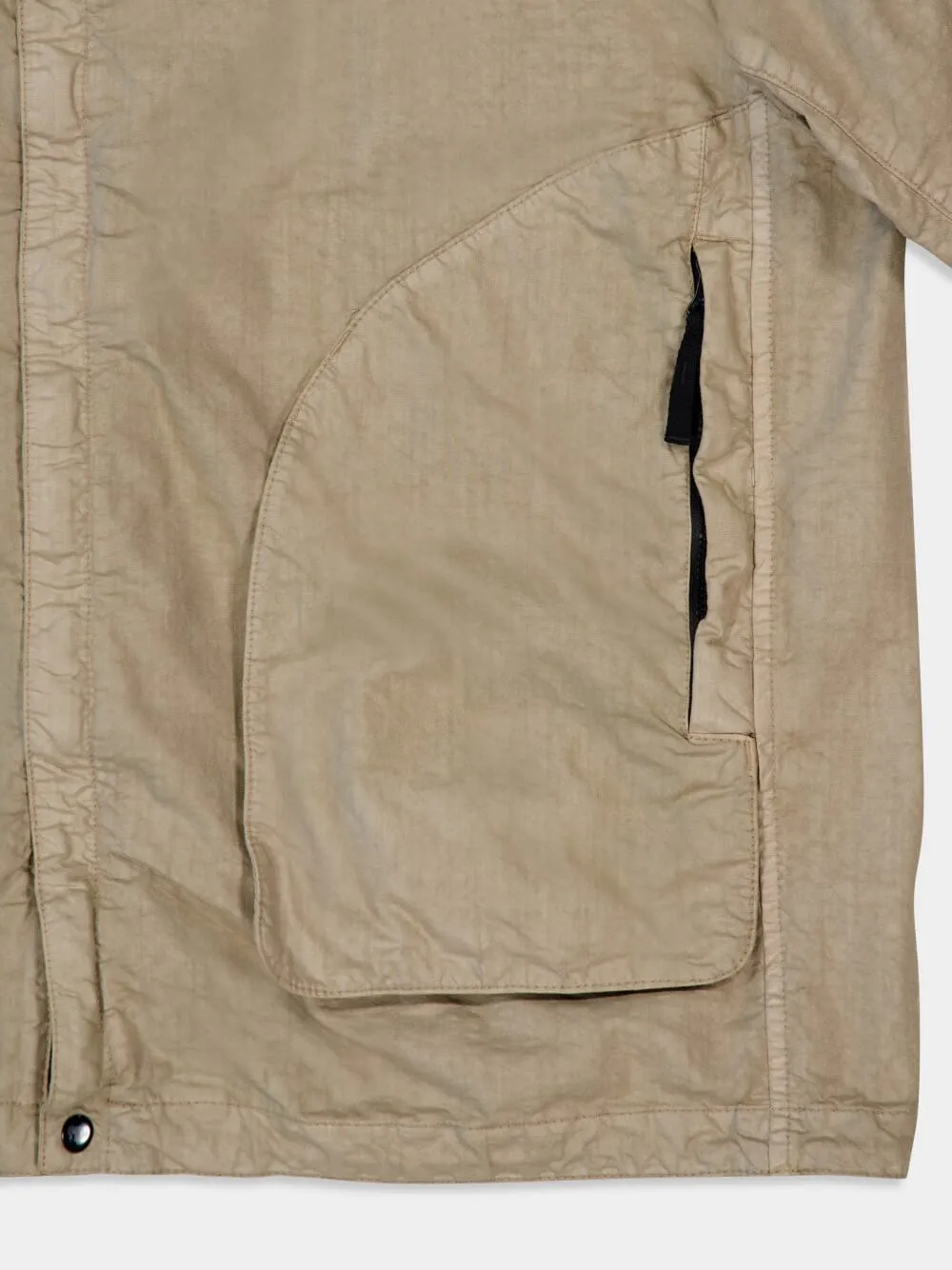 High-Neck Zipped Jacket