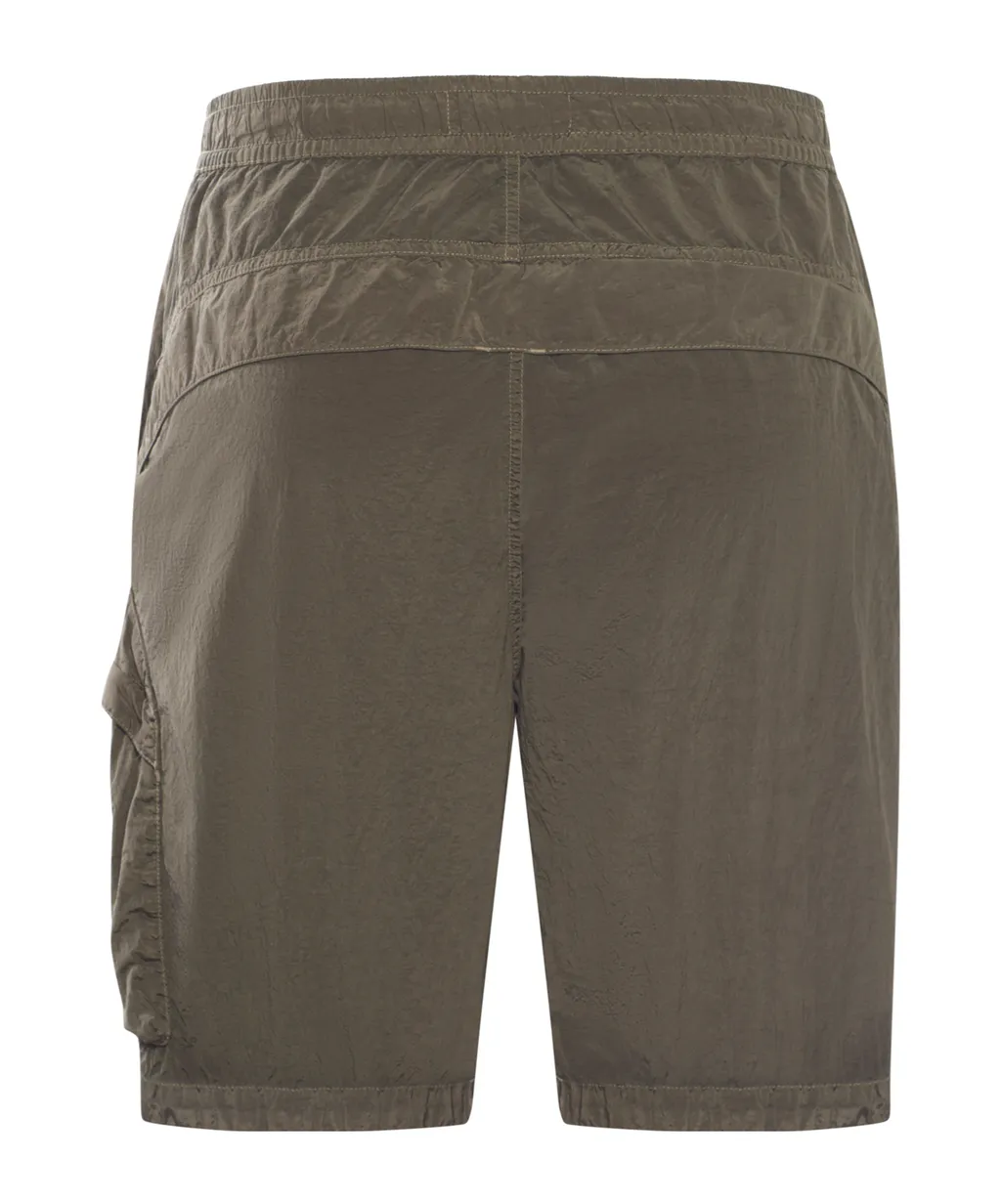Compass-Badge Track Shorts