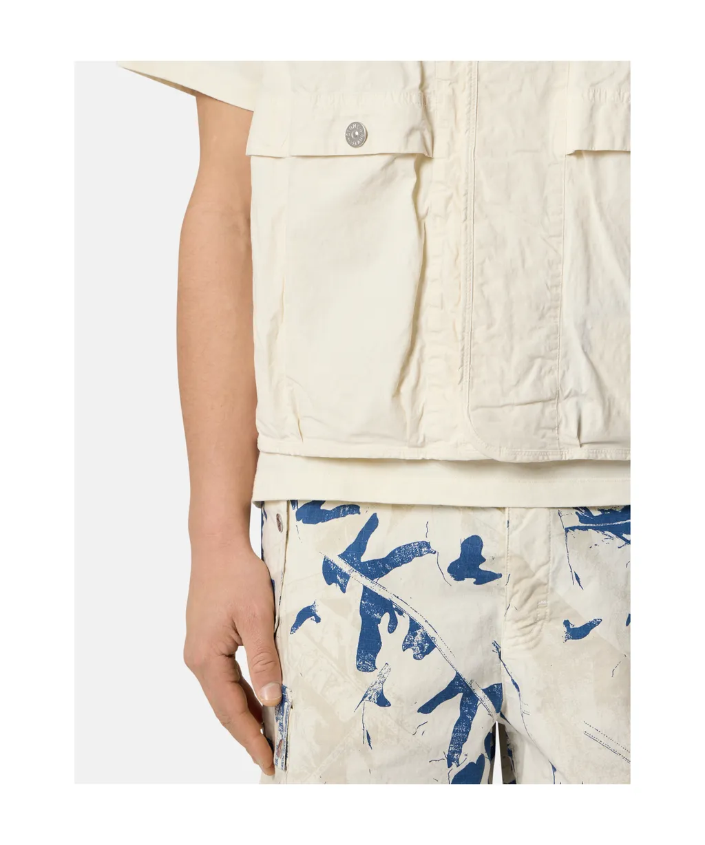 Compass-Badge Hooded Jacket