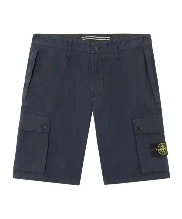 Logo Patch Cargo Shorts