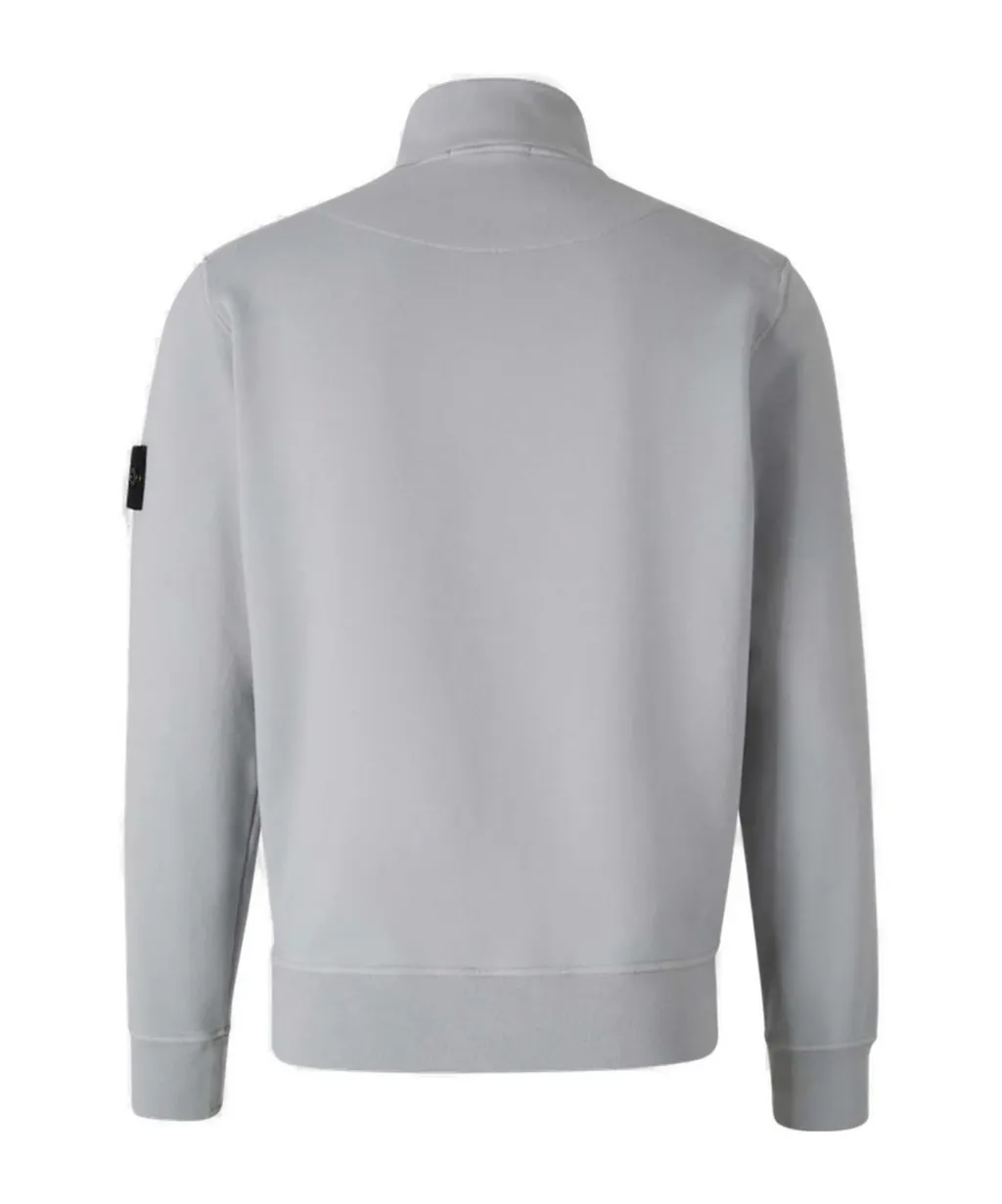 Logo-Patch Half-Zip Sweatshirt