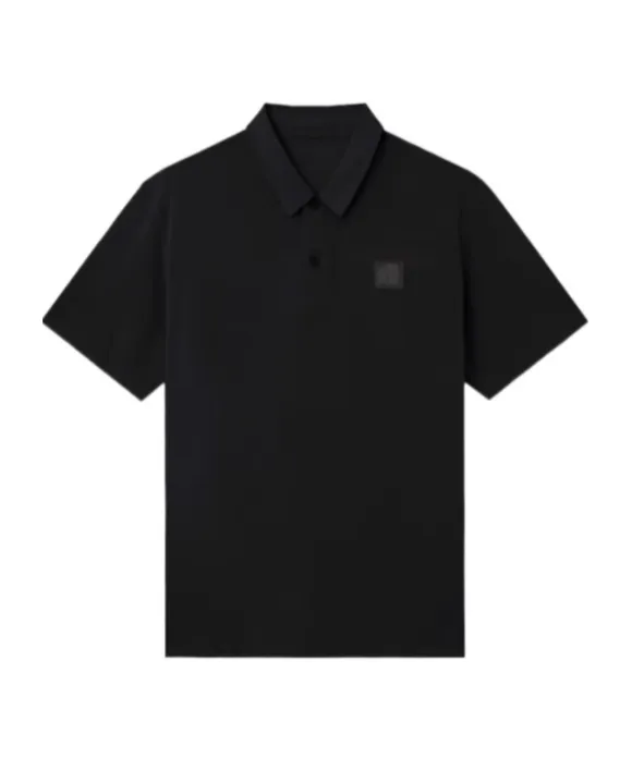 Logo Patch Short-Sleeved Polo Shirt