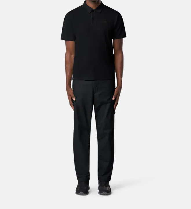 Logo Patch Short-Sleeved Polo Shirt