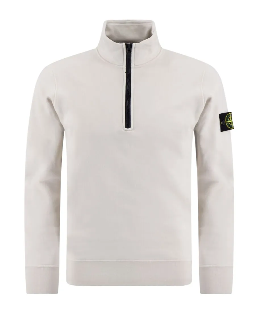 Logo-Patch Half-Zip Sweatshirt