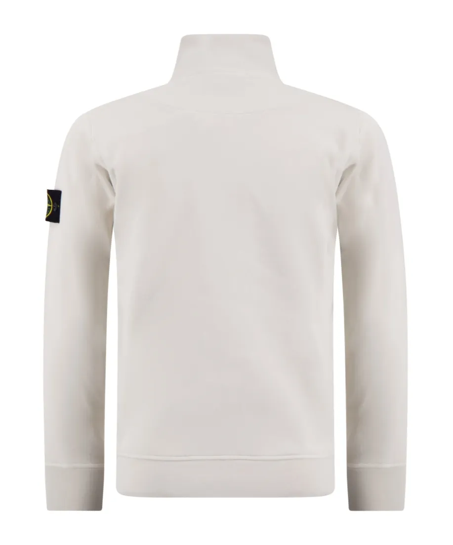 Logo-Patch Half-Zip Sweatshirt