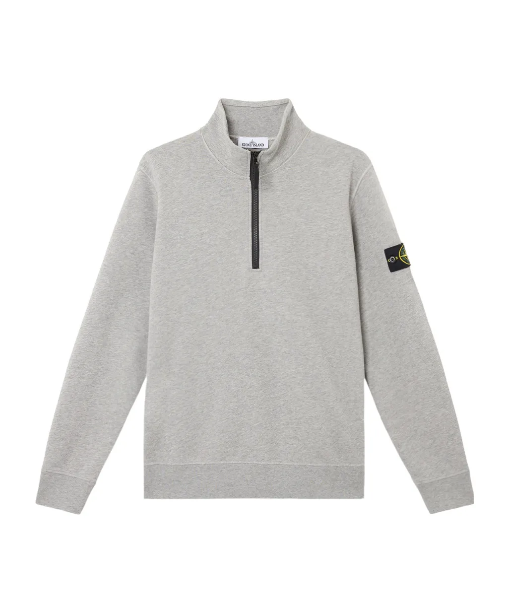 Logo-Patch Half-Zip Sweatshirt