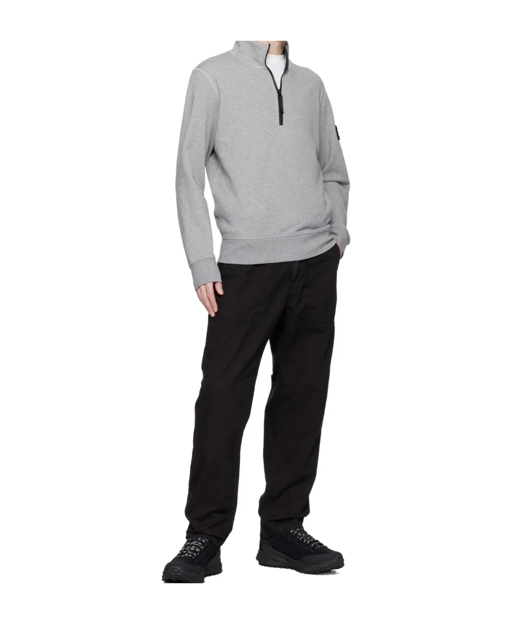 Logo-Patch Half-Zip Sweatshirt
