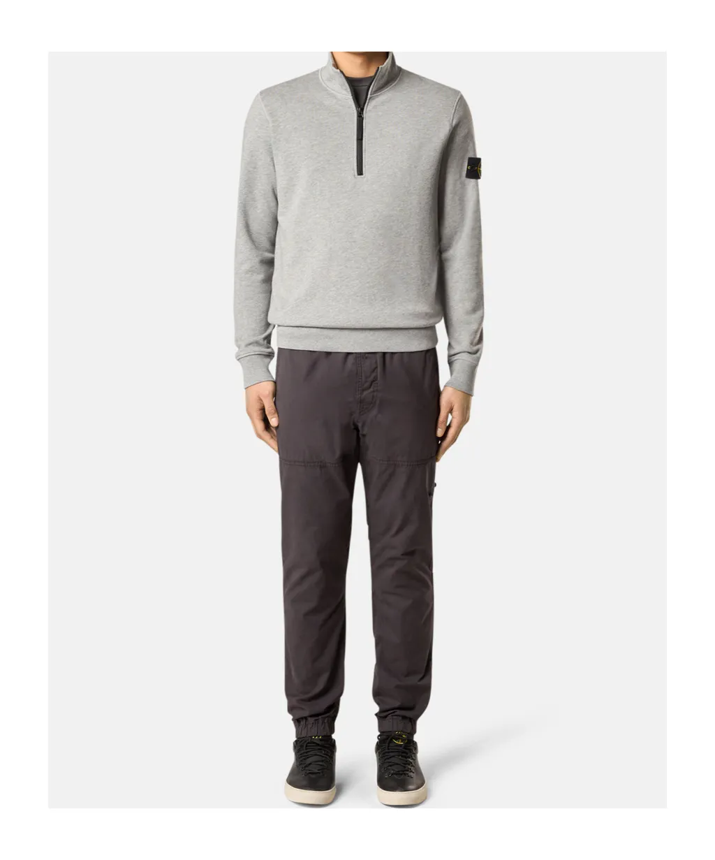 Logo-Patch Half-Zip Sweatshirt