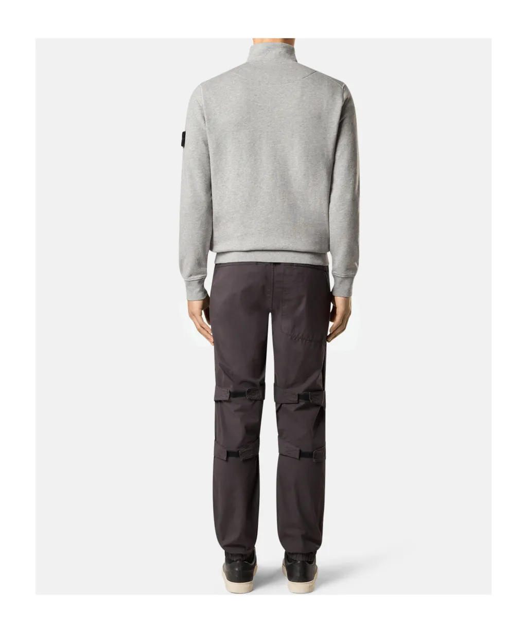 Logo-Patch Half-Zip Sweatshirt