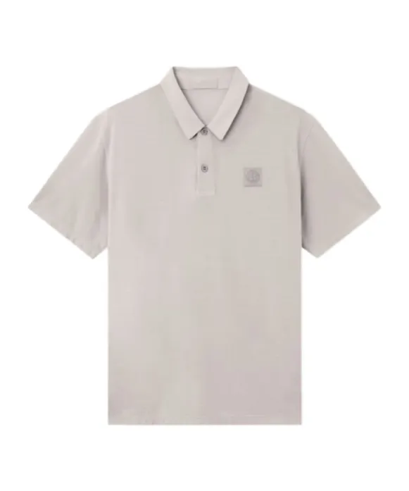 Logo Patch Short-Sleeved Polo Shirt
