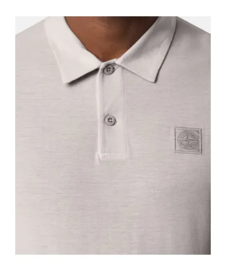 Logo Patch Short-Sleeved Polo Shirt