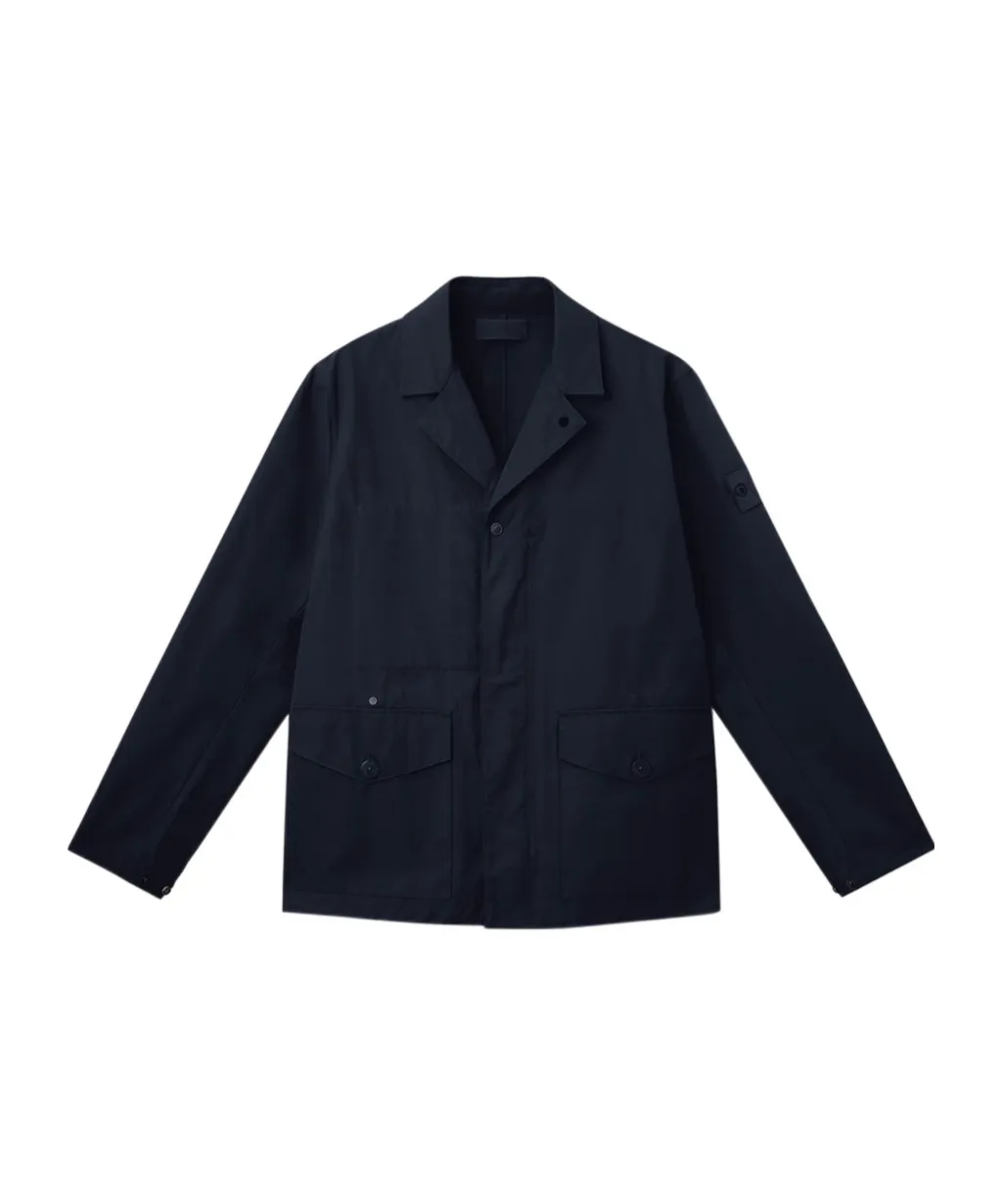 Blazer With Natural Weather Barrier And Two-Way Zip