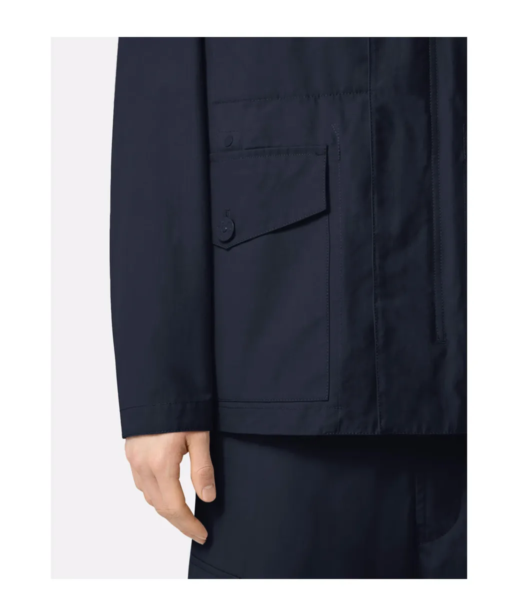 Blazer With Natural Weather Barrier And Two-Way Zip