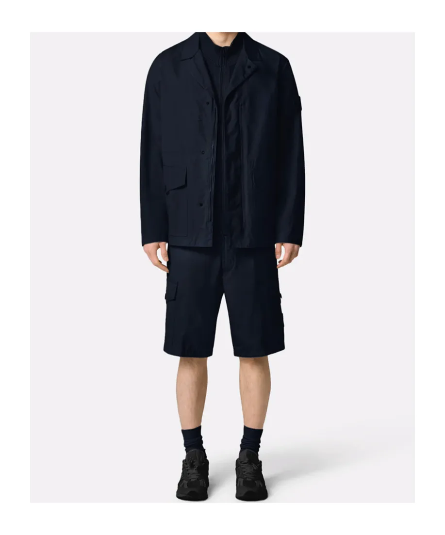 Blazer With Natural Weather Barrier And Two-Way Zip