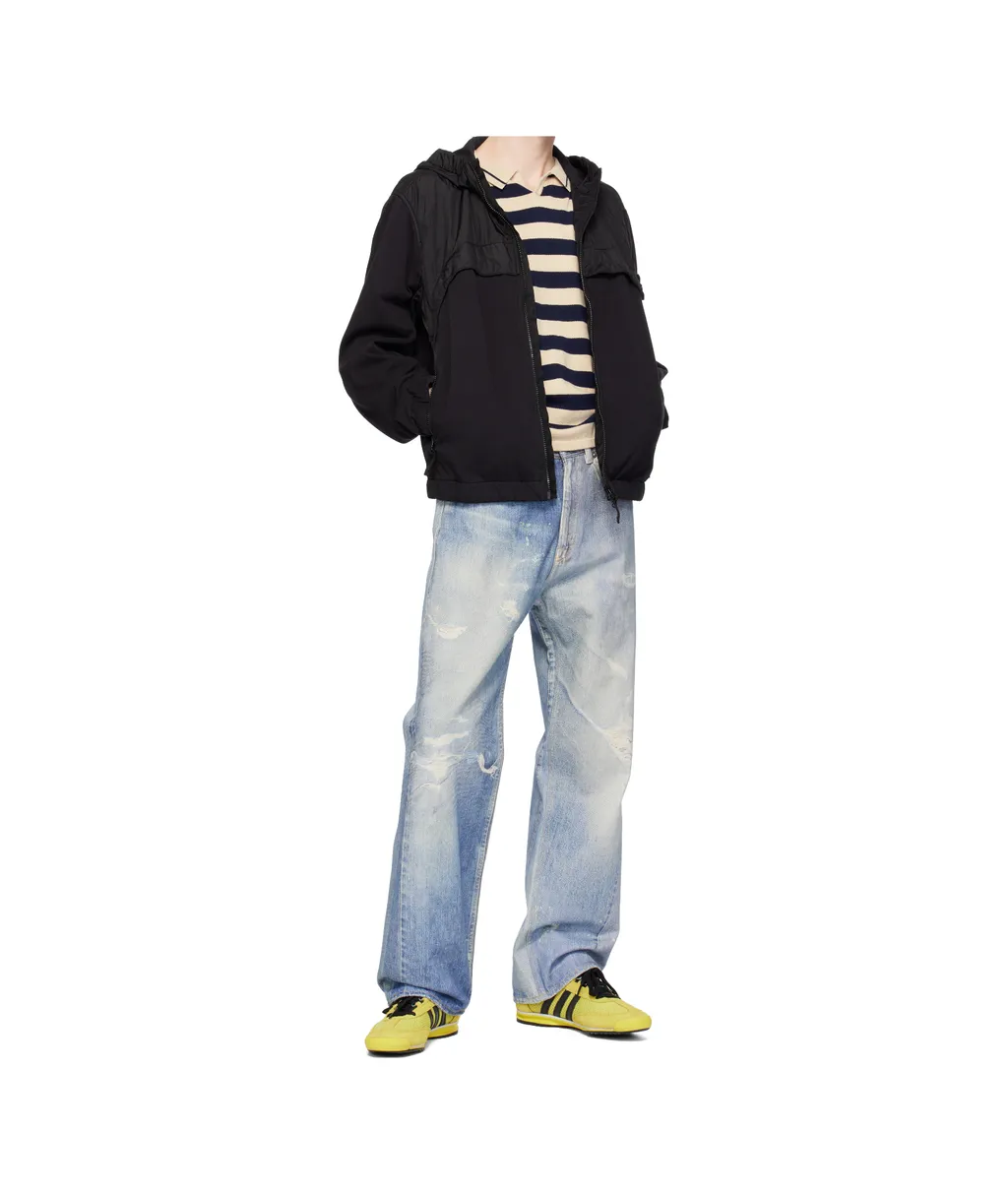 Logo Patch Hooded Windbreaker
