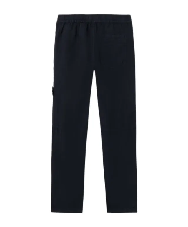 Logo Patch Straight-Leg Pants