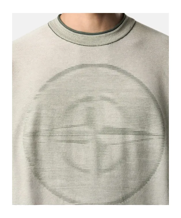 Compass-Motif Sweater