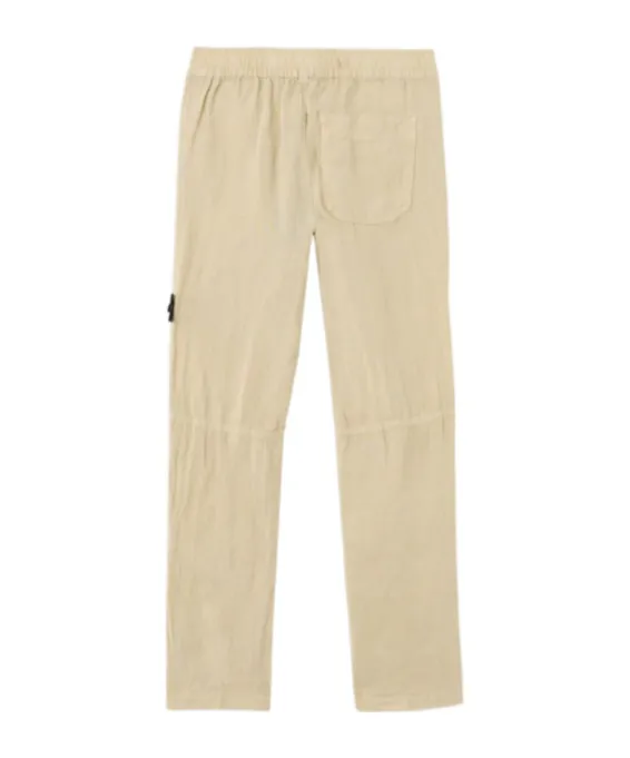 Logo Patch Straight-Leg Pants