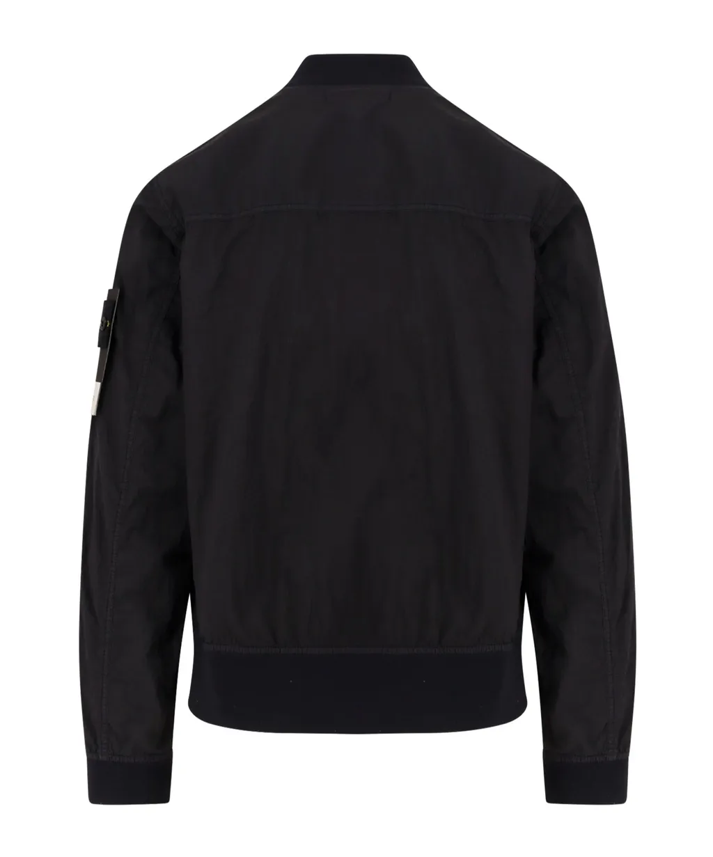 Logo-Patch Zipped Jacket