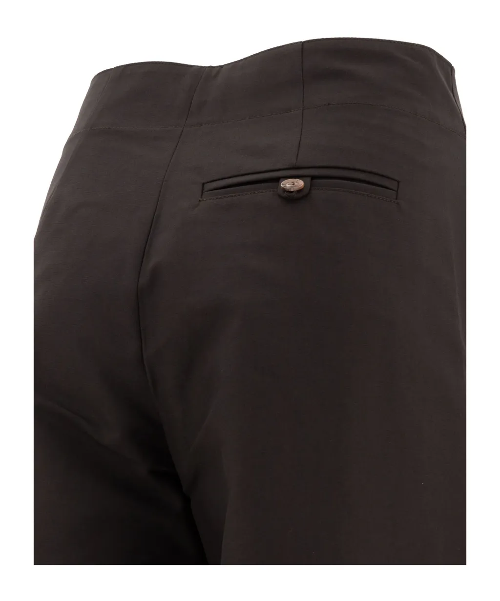 Straight-Leg Cotton Trousers