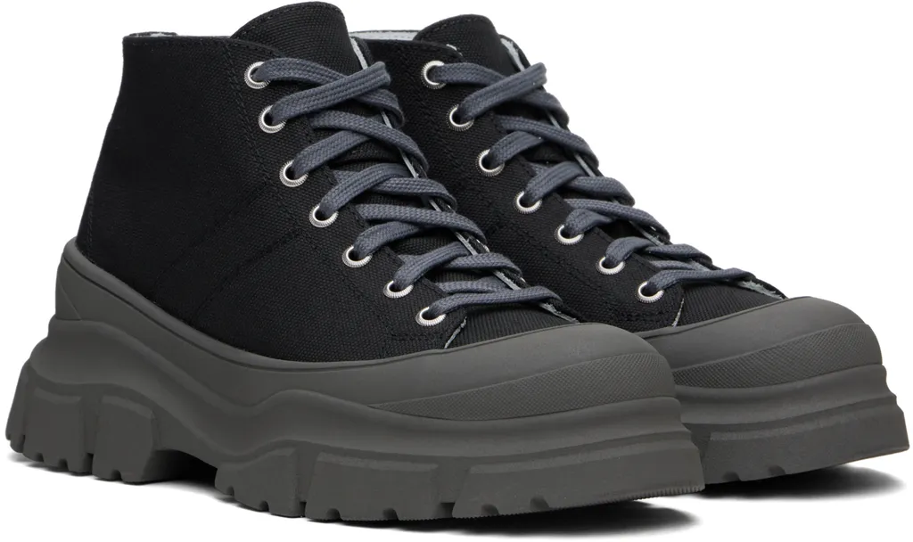 Lace-Up High-Top Sneakers
